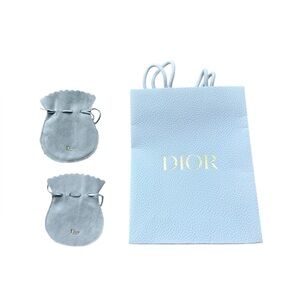 NEW - Authentic Dior Ring Dust Bags and Gift Bag, Good For Rings